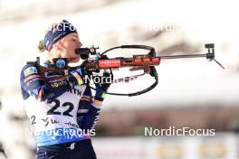 16.12.2023, Lenzerheide, Switzerland (SUI): Sophie Chauveau (FRA) - IBU World Cup Biathlon, pursuit women, Lenzerheide (SUI). www.nordicfocus.com. © Manzoni/NordicFocus. Every downloaded picture is fee-liable.