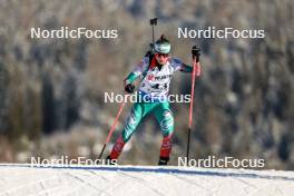 16.12.2023, Lenzerheide, Switzerland (SUI): Lora Hristova (BUL) - IBU World Cup Biathlon, pursuit women, Lenzerheide (SUI). www.nordicfocus.com. © Manzoni/NordicFocus. Every downloaded picture is fee-liable.