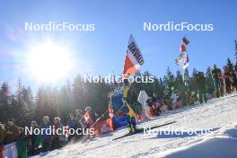 16.12.2023, Lenzerheide, Switzerland (SUI): Linn Persson (SWE) - IBU World Cup Biathlon, pursuit women, Lenzerheide (SUI). www.nordicfocus.com. © Manzoni/NordicFocus. Every downloaded picture is fee-liable.