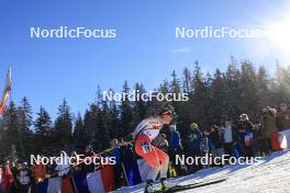 16.12.2023, Lenzerheide, Switzerland (SUI): Lena Haecki-Gross (SUI) - IBU World Cup Biathlon, pursuit women, Lenzerheide (SUI). www.nordicfocus.com. © Manzoni/NordicFocus. Every downloaded picture is fee-liable.