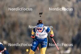 16.12.2023, Lenzerheide, Switzerland (SUI): Sara Andersson (SWE) - IBU World Cup Biathlon, pursuit women, Lenzerheide (SUI). www.nordicfocus.com. © Manzoni/NordicFocus. Every downloaded picture is fee-liable.