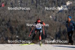 16.12.2023, Lenzerheide, Switzerland (SUI): Janina Hettich-Walz (GER) - IBU World Cup Biathlon, pursuit women, Lenzerheide (SUI). www.nordicfocus.com. © Manzoni/NordicFocus. Every downloaded picture is fee-liable.