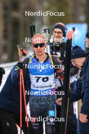 15.12.2023, Lenzerheide, Switzerland (SUI): David Zobel (GER) - IBU World Cup Biathlon, sprint men, Lenzerheide (SUI). www.nordicfocus.com. © Manzoni/NordicFocus. Every downloaded picture is fee-liable.