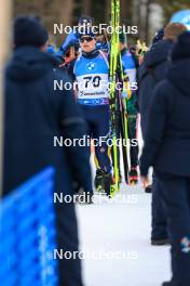 15.12.2023, Lenzerheide, Switzerland (SUI): Elia Zeni (ITA) - IBU World Cup Biathlon, sprint men, Lenzerheide (SUI). www.nordicfocus.com. © Manzoni/NordicFocus. Every downloaded picture is fee-liable.