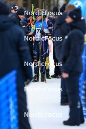 15.12.2023, Lenzerheide, Switzerland (SUI): Elia Zeni (ITA) - IBU World Cup Biathlon, sprint men, Lenzerheide (SUI). www.nordicfocus.com. © Manzoni/NordicFocus. Every downloaded picture is fee-liable.
