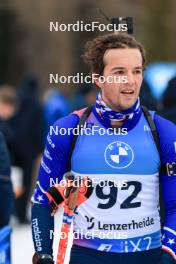 15.12.2023, Lenzerheide, Switzerland (SUI): Vincent Bonacci (USA) - IBU World Cup Biathlon, sprint men, Lenzerheide (SUI). www.nordicfocus.com. © Manzoni/NordicFocus. Every downloaded picture is fee-liable.