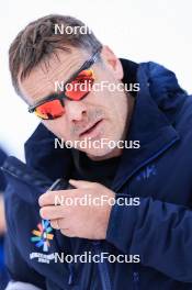 14.12.2023, Lenzerheide, Switzerland (SUI): Silvan Abgottspon (SUI), chief of competition - IBU World Cup Biathlon, sprint women, Lenzerheide (SUI). www.nordicfocus.com. © Manzoni/NordicFocus. Every downloaded picture is fee-liable.