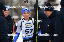 14.12.2023, Lenzerheide, Switzerland (SUI): Regina Ermits (EST) - IBU World Cup Biathlon, sprint women, Lenzerheide (SUI). www.nordicfocus.com. © Manzoni/NordicFocus. Every downloaded picture is fee-liable.