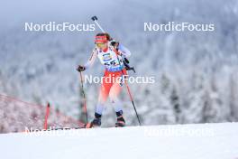 14.12.2023, Lenzerheide, Switzerland (SUI): Lea Meier (SUI) - IBU World Cup Biathlon, sprint women, Lenzerheide (SUI). www.nordicfocus.com. © Manzoni/NordicFocus. Every downloaded picture is fee-liable.