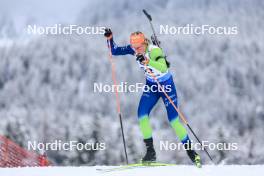 14.12.2023, Lenzerheide, Switzerland (SUI): Anamarija Lampic (SLO) - IBU World Cup Biathlon, sprint women, Lenzerheide (SUI). www.nordicfocus.com. © Manzoni/NordicFocus. Every downloaded picture is fee-liable.