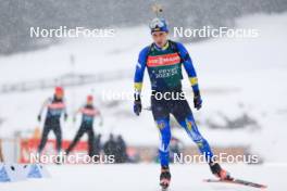 13.12.2023, Lenzerheide, Switzerland (SUI): Artem Pryma (URK) - IBU World Cup Biathlon, training, Lenzerheide (SUI). www.nordicfocus.com. © Manzoni/NordicFocus. Every downloaded picture is fee-liable.