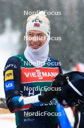 13.12.2023, Lenzerheide, Switzerland (SUI): Sturla Holm Laegreid (NOR) - IBU World Cup Biathlon, training, Lenzerheide (SUI). www.nordicfocus.com. © Manzoni/NordicFocus. Every downloaded picture is fee-liable.
