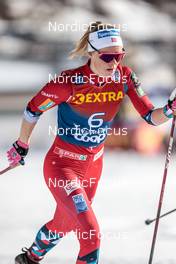 01.01.2023, Val Mustair, Switzerland (SUI): Anne Kjersti Kalvaa (NOR) - FIS world cup cross-country, tour de ski, pursuit, Val Mustair (SUI). www.nordicfocus.com. © Modica/NordicFocus. Every downloaded picture is fee-liable.