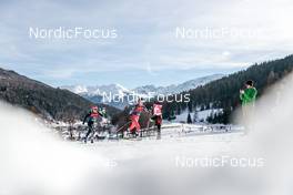 01.01.2023, Val Mustair, Switzerland (SUI): Laura Gimmler (GER), Katerina Janatova (CZE), (l-r)  - FIS world cup cross-country, tour de ski, pursuit, Val Mustair (SUI). www.nordicfocus.com. © Modica/NordicFocus. Every downloaded picture is fee-liable.