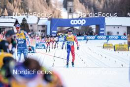 01.01.2023, Val Mustair, Switzerland (SUI): Maurice Manificat (FRA) - FIS world cup cross-country, tour de ski, pursuit, Val Mustair (SUI). www.nordicfocus.com. © Modica/NordicFocus. Every downloaded picture is fee-liable.