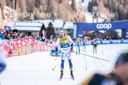 01.01.2023, Val Mustair, Switzerland (SUI): Calle Halfvarsson (SWE) - FIS world cup cross-country, tour de ski, pursuit, Val Mustair (SUI). www.nordicfocus.com. © Modica/NordicFocus. Every downloaded picture is fee-liable.