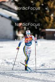 01.01.2023, Val Mustair, Switzerland (SUI): Maja Dahlqvist (SWE) - FIS world cup cross-country, tour de ski, pursuit, Val Mustair (SUI). www.nordicfocus.com. © Modica/NordicFocus. Every downloaded picture is fee-liable.