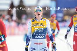 01.01.2023, Val Mustair, Switzerland (SUI): William Poromaa (SWE) - FIS world cup cross-country, tour de ski, pursuit, Val Mustair (SUI). www.nordicfocus.com. © Modica/NordicFocus. Every downloaded picture is fee-liable.