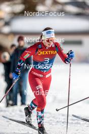 01.01.2023, Val Mustair, Switzerland (SUI): Lotta Udnes Weng (NOR) - FIS world cup cross-country, tour de ski, pursuit, Val Mustair (SUI). www.nordicfocus.com. © Modica/NordicFocus. Every downloaded picture is fee-liable.