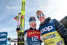 01.01.2023, Val Mustair, Switzerland (SUI): Kerttu Niskanen (FIN) - FIS world cup cross-country, tour de ski, pursuit, Val Mustair (SUI). www.nordicfocus.com. © Modica/NordicFocus. Every downloaded picture is fee-liable.