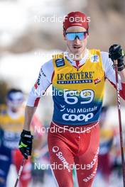 01.01.2023, Val Mustair, Switzerland (SUI): Candide Pralong (SUI) - FIS world cup cross-country, tour de ski, pursuit, Val Mustair (SUI). www.nordicfocus.com. © Modica/NordicFocus. Every downloaded picture is fee-liable.