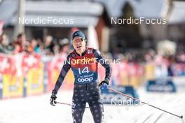 01.01.2023, Val Mustair, Switzerland (SUI): Rosie Brennan (USA) - FIS world cup cross-country, tour de ski, pursuit, Val Mustair (SUI). www.nordicfocus.com. © Modica/NordicFocus. Every downloaded picture is fee-liable.