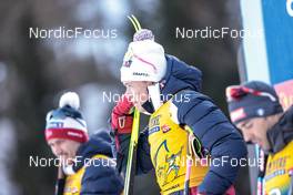 01.01.2023, Val Mustair, Switzerland (SUI): Johannes Hoesflot Klaebo (NOR), (l-r) - FIS world cup cross-country, tour de ski, pursuit, Val Mustair (SUI). www.nordicfocus.com. © Modica/NordicFocus. Every downloaded picture is fee-liable.