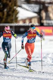 01.01.2023, Val Mustair, Switzerland (SUI): Katerina Janatova (CZE) - FIS world cup cross-country, tour de ski, pursuit, Val Mustair (SUI). www.nordicfocus.com. © Modica/NordicFocus. Every downloaded picture is fee-liable.
