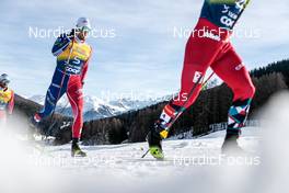 01.01.2023, Val Mustair, Switzerland (SUI): Lucas Chanavat (FRA) - FIS world cup cross-country, tour de ski, pursuit, Val Mustair (SUI). www.nordicfocus.com. © Modica/NordicFocus. Every downloaded picture is fee-liable.