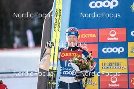 01.01.2023, Val Mustair, Switzerland (SUI): Kerttu Niskanen (FIN), (l-r) - FIS world cup cross-country, tour de ski, pursuit, Val Mustair (SUI). www.nordicfocus.com. © Modica/NordicFocus. Every downloaded picture is fee-liable.