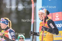 01.01.2023, Val Mustair, Switzerland (SUI): Tiril Udnes Weng (NOR), (l-r) - FIS world cup cross-country, tour de ski, pursuit, Val Mustair (SUI). www.nordicfocus.com. © Modica/NordicFocus. Every downloaded picture is fee-liable.