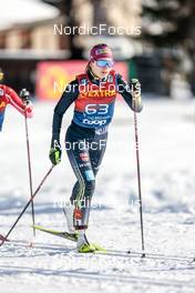 01.01.2023, Val Mustair, Switzerland (SUI): Katherine Sauerbrey (GER) - FIS world cup cross-country, tour de ski, pursuit, Val Mustair (SUI). www.nordicfocus.com. © Modica/NordicFocus. Every downloaded picture is fee-liable.