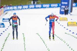 03.01.2023, Oberstdorf, Germany (GER): Simone Mocellini (ITA), Lucas Chanavat (FRA), (l-r)  - FIS world cup cross-country, tour de ski, 10km, Oberstdorf (GER). www.nordicfocus.com. © Modica/NordicFocus. Every downloaded picture is fee-liable.
