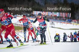 04.01.2023, Oberstdorf, Germany (GER): Antoine Cyr (CAN), Davide Graz (ITA), (l-r)  - FIS world cup cross-country, tour de ski, pursuit, Oberstdorf (GER). www.nordicfocus.com. © Modica/NordicFocus. Every downloaded picture is fee-liable.