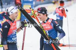 04.01.2023, Oberstdorf, Germany (GER): Florian Notz (GER), Friedrich Moch (GER), (l-r)  - FIS world cup cross-country, tour de ski, pursuit, Oberstdorf (GER). www.nordicfocus.com. © Modica/NordicFocus. Every downloaded picture is fee-liable.