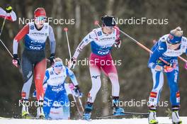 04.01.2023, Oberstdorf, Germany (GER): Katherine Stewart-Jones (CAN), Masako Ishida (JPN), (l-r)  - FIS world cup cross-country, tour de ski, pursuit, Oberstdorf (GER). www.nordicfocus.com. © Modica/NordicFocus. Every downloaded picture is fee-liable.