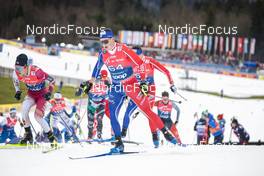 04.01.2023, Oberstdorf, Germany (GER): Naoto Baba (JPN), Jules Chappaz (FRA), (l-r)  - FIS world cup cross-country, tour de ski, pursuit, Oberstdorf (GER). www.nordicfocus.com. © Modica/NordicFocus. Every downloaded picture is fee-liable.