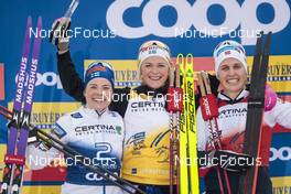 04.01.2023, Oberstdorf, Germany (GER): Krista Parmakoski (FIN), Frida Karlsson (SWE), Tiril Udnes Weng (NOR), (l-r) - FIS world cup cross-country, tour de ski, pursuit, Oberstdorf (GER). www.nordicfocus.com. © Modica/NordicFocus. Every downloaded picture is fee-liable.