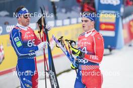 04.01.2023, Oberstdorf, Germany (GER): Maurice Manificat (FRA), Jules Chappaz (FRA), (l-r)  - FIS world cup cross-country, tour de ski, pursuit, Oberstdorf (GER). www.nordicfocus.com. © Modica/NordicFocus. Every downloaded picture is fee-liable.