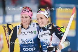 04.01.2023, Oberstdorf, Germany (GER): Laura Gimmler (GER), Pia Fink (GER), (l-r)  - FIS world cup cross-country, tour de ski, pursuit, Oberstdorf (GER). www.nordicfocus.com. © Modica/NordicFocus. Every downloaded picture is fee-liable.