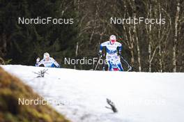 04.01.2023, Oberstdorf, Germany (GER): Maerta Rosenberg (SWE), Ida Dahl (SWE), (l-r)  - FIS world cup cross-country, tour de ski, pursuit, Oberstdorf (GER). www.nordicfocus.com. © Modica/NordicFocus. Every downloaded picture is fee-liable.