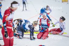 04.01.2023, Oberstdorf, Germany (GER): Lotta Udnes Weng (NOR), Jessie Diggins (USA), (l-r)  - FIS world cup cross-country, tour de ski, pursuit, Oberstdorf (GER). www.nordicfocus.com. © Modica/NordicFocus. Every downloaded picture is fee-liable.