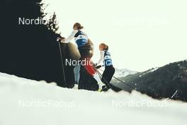02.01.2023, Oberstdorf, Germany (GER): Dahria Beatty (CAN), Katherine Stewart-Jones (CAN), (l-r)  - FIS world cup cross-country, tour de ski, training, Oberstdorf (GER). www.nordicfocus.com. © Modica/NordicFocus. Every downloaded picture is fee-liable.