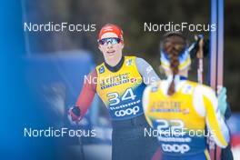 08.01.2023, Val di Fiemme, Italy (ITA): Dahria Beatty (CAN) - FIS world cup cross-country, tour de ski, final climb, Val di Fiemme (ITA). www.nordicfocus.com. © Modica/NordicFocus. Every downloaded picture is fee-liable.