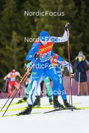 08.01.2023, Val di Fiemme, Italy (ITA): Perttu Hyvarinen (FIN) - FIS world cup cross-country, tour de ski, final climb, Val di Fiemme (ITA). www.nordicfocus.com. © Barbieri/NordicFocus. Every downloaded picture is fee-liable.