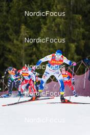 08.01.2023, Val di Fiemme, Italy (ITA): Calle Halfvarsson (SWE) - FIS world cup cross-country, tour de ski, final climb, Val di Fiemme (ITA). www.nordicfocus.com. © Barbieri/NordicFocus. Every downloaded picture is fee-liable.