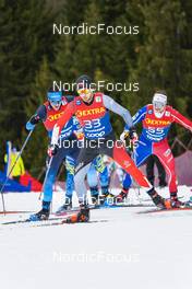 08.01.2023, Val di Fiemme, Italy (ITA): Olivier Leveille (CAN) - FIS world cup cross-country, tour de ski, final climb, Val di Fiemme (ITA). www.nordicfocus.com. © Barbieri/NordicFocus. Every downloaded picture is fee-liable.