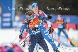 08.01.2023, Val di Fiemme, Italy (ITA): Ben Ogden (USA) - FIS world cup cross-country, tour de ski, final climb, Val di Fiemme (ITA). www.nordicfocus.com. © Modica/NordicFocus. Every downloaded picture is fee-liable.