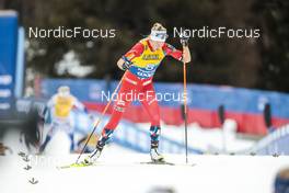 08.01.2023, Val di Fiemme, Italy (ITA): Astrid Oeyre Slind (NOR) - FIS world cup cross-country, tour de ski, final climb, Val di Fiemme (ITA). www.nordicfocus.com. © Modica/NordicFocus. Every downloaded picture is fee-liable.