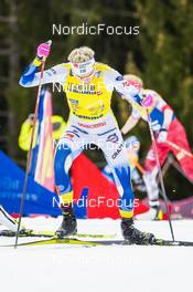 08.01.2023, Val di Fiemme, Italy (ITA): Frida Karlsson (SWE) - FIS world cup cross-country, tour de ski, final climb, Val di Fiemme (ITA). www.nordicfocus.com. © Barbieri/NordicFocus. Every downloaded picture is fee-liable.